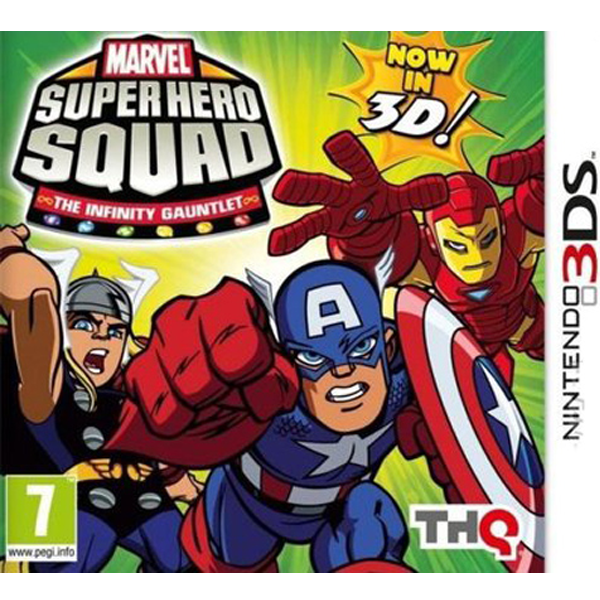 Nintendo 3DS THQ Playstation game Marvel Super Hero Squad Infini